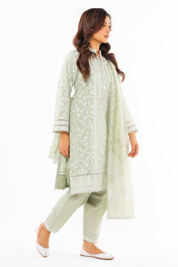 Alkaram Studio SS-4-1-24 Mint Green Spring Summer Collection Online Shopping